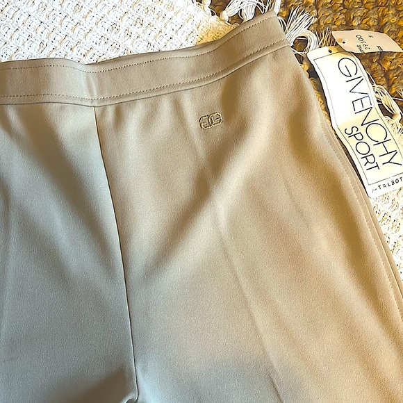 Givenchy Pants - 🚫Sold VTG Givenchy Sport Tan beige Hi Rise Knit Pant Sz 8 vintage deadstock w/ta